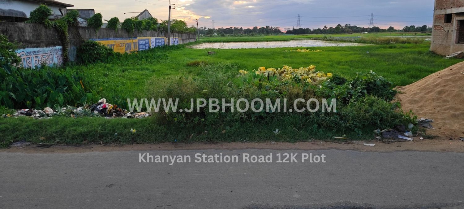 Agriculture and For Sale In Khayan Station Road Hooghly​।খন্যান স্টেশন রোডের উপর 12 কাঠা জায়গা বিক্রি আছে।